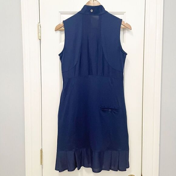NWT EP Golf Dress Size Small Navy Blue  UFP 50+ Stretch - Picture 2 of 8